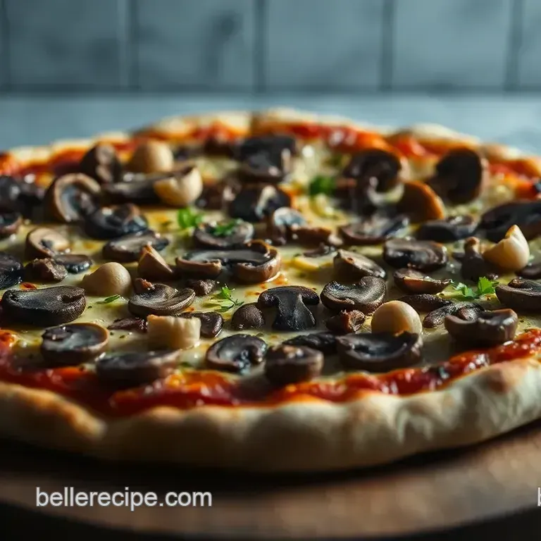 Perfectly Crafted Funghi Pizza: A Mushroom Lover s Delight
