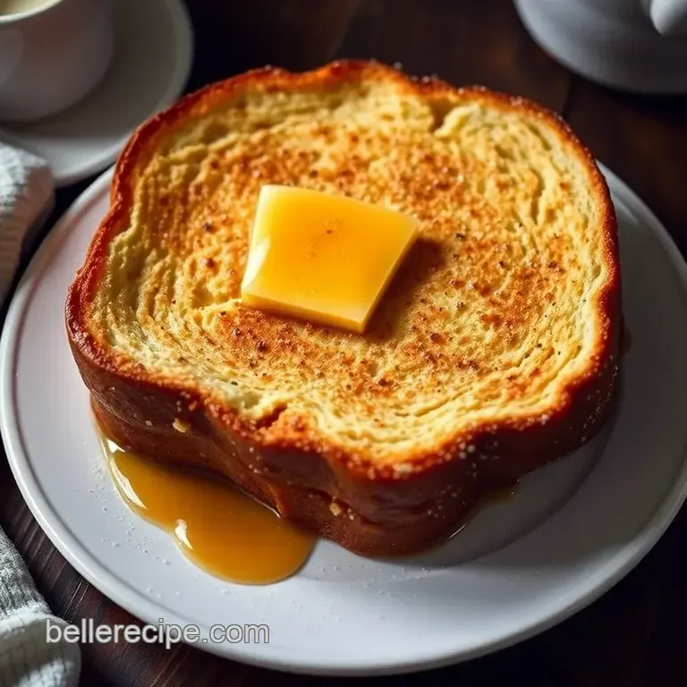 Perfectly Fluffy French Toast presentation