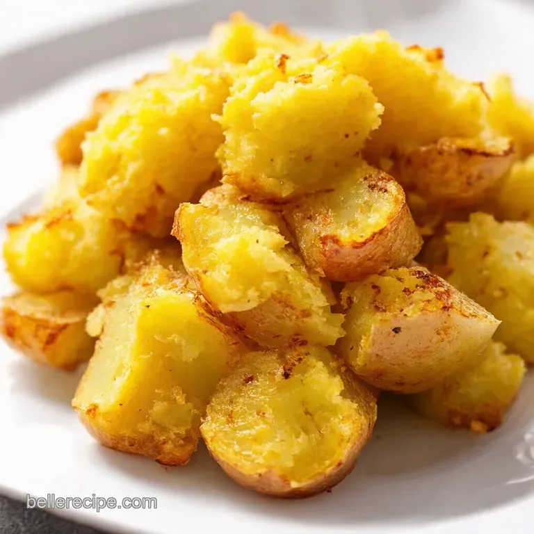 Perfectly Golden Smashed Potatoes: Crispy on the Outside Fluffy on the Inside