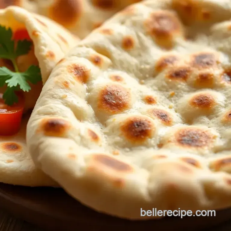 Perfectly Pocketed Pita Bread presentation