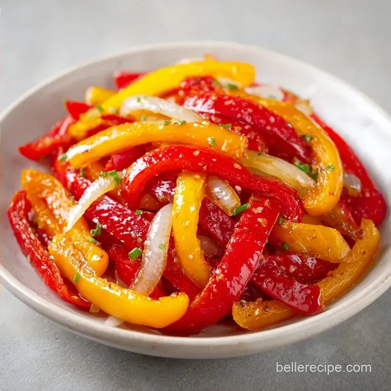 Crispy Refrigerator Pickled Sweet Peppers