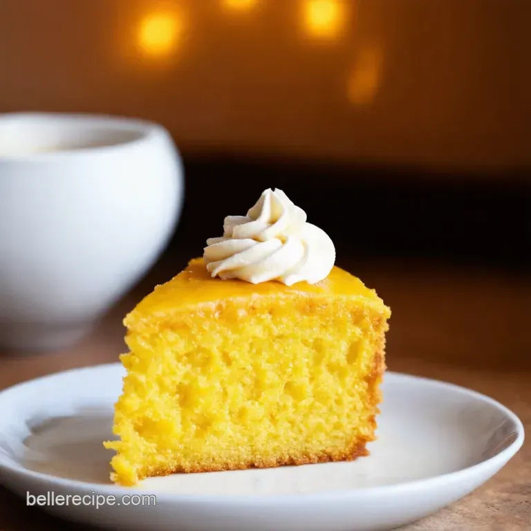 Pineapple Upsidedown Cake with a Hint of Rum presentation