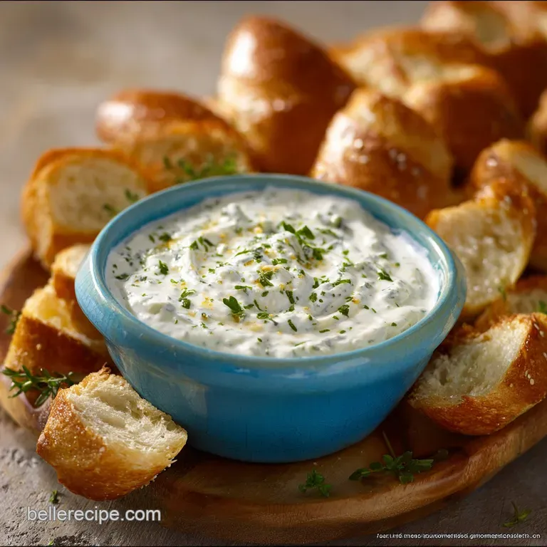 Blue Cheese Dressing Dip: the Proper Pub-Style Chunky Homemade Recipe presentation