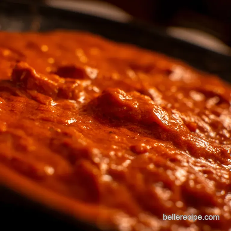 Proper Red Enchilada Sauce presentation