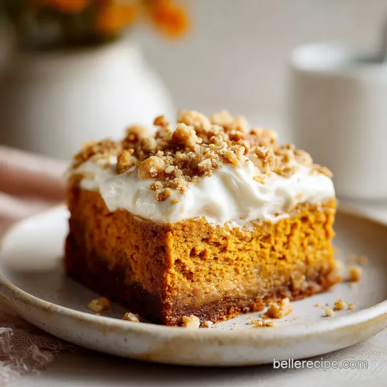 Pumpkin Crunch Cake: Silky Custard and Nutty Crust