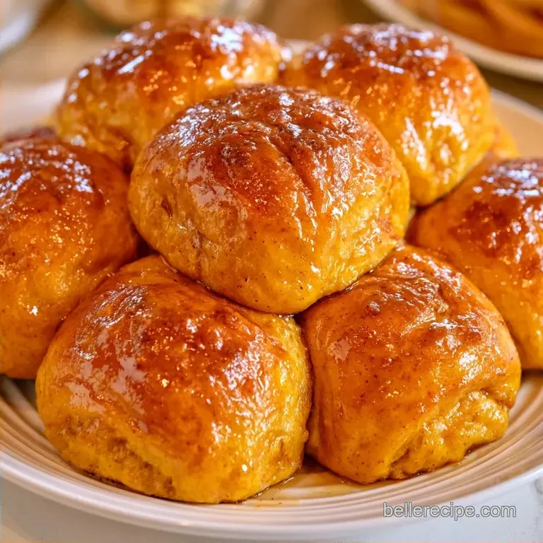 Tender Pumpkin Dinner Rolls