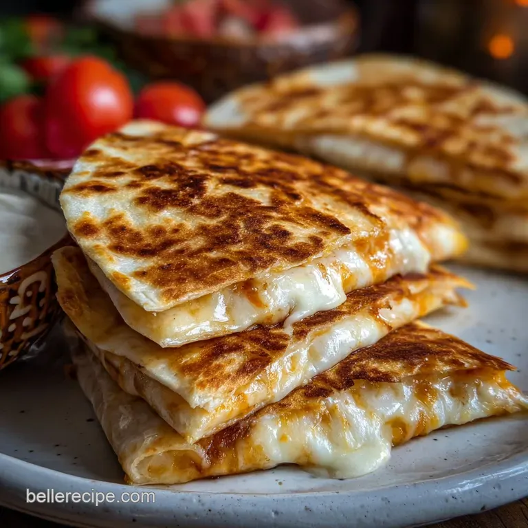 Cheese Quesadilla Recipe: Shatter Crisp Exterior