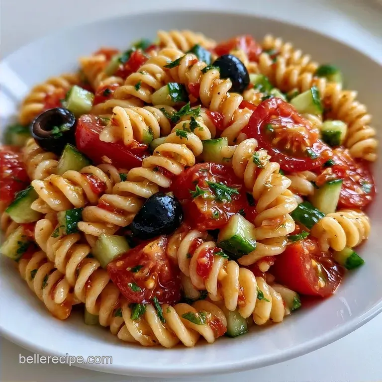 Quick Cold Pasta Salad: Zesty and Fresh