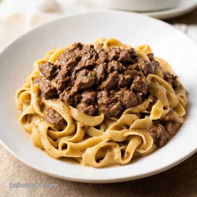 Quick Cozy Ground Beef Stroganoff A Weeknight Winner