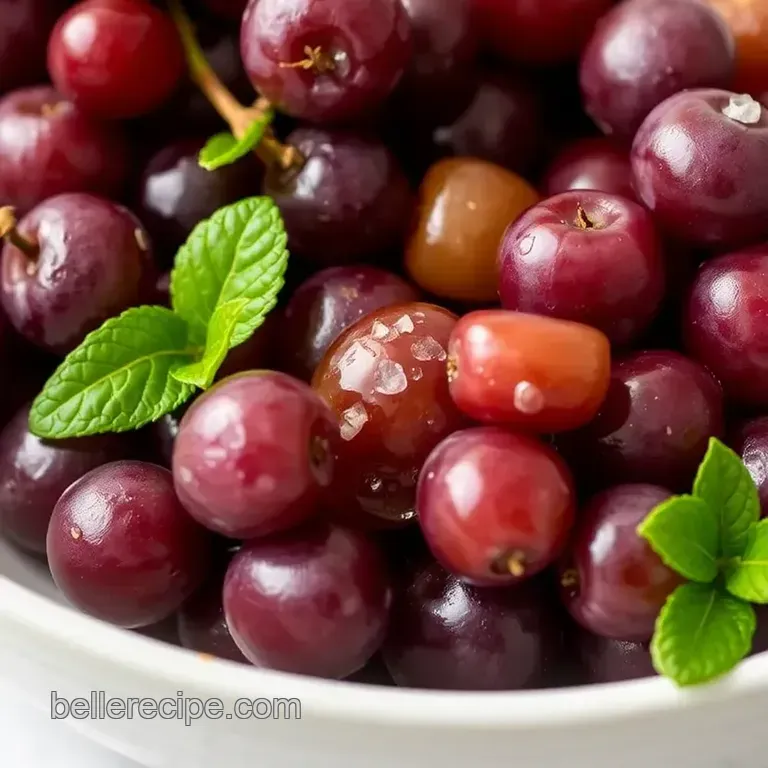 Quick Grapes with Sweet Honey Bliss presentation