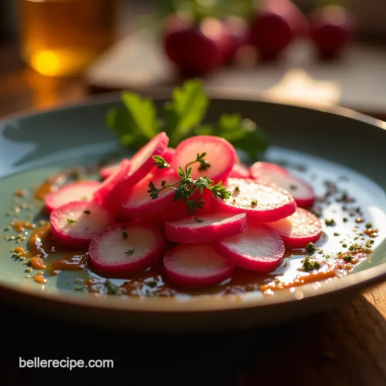 The Dunkirk Spirit QuickPickled Radishes Instant Zing for Any Plate presentation