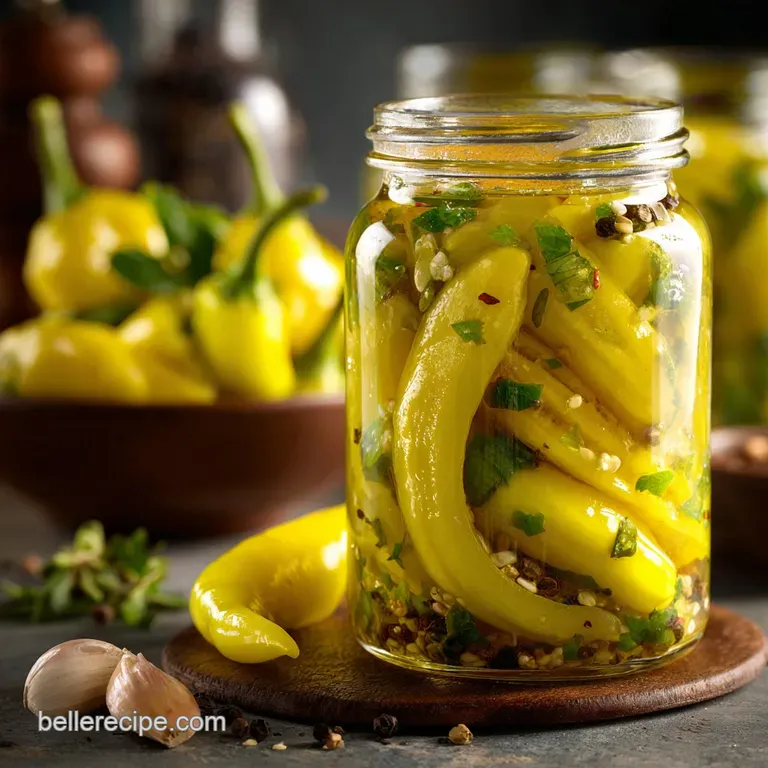 Pickled Banana Peppers: Quick Zingy Refrigerator Jar Recipe