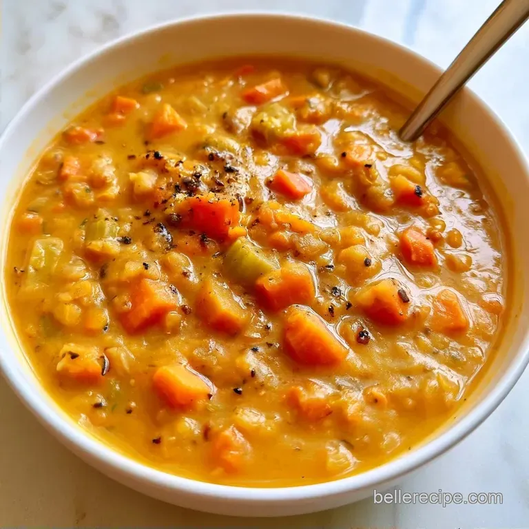 Hearty Red Bean Lentil Soup