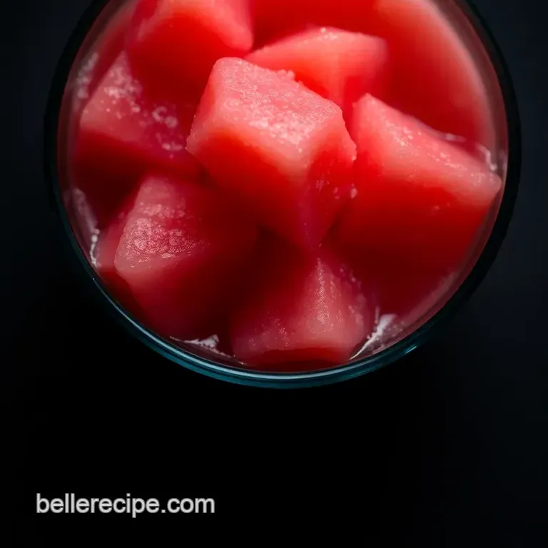 Refreshing Watermelon Sorbet: A Summer Delight presentation