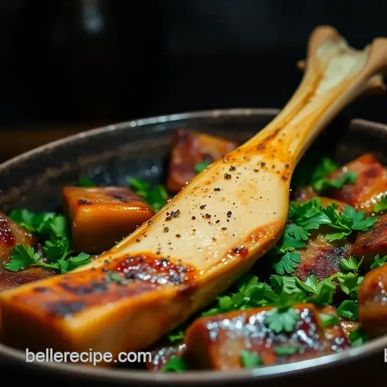 Rich and Savory Roasted Bone Marrow with Parsley Salad