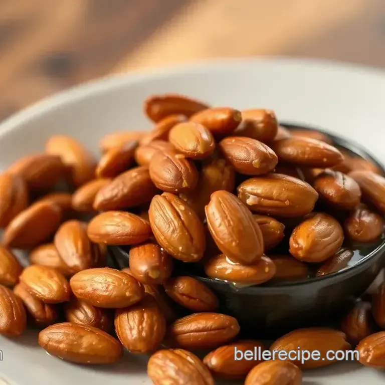 Umami Roasted Almonds with Savory Asian Sauce