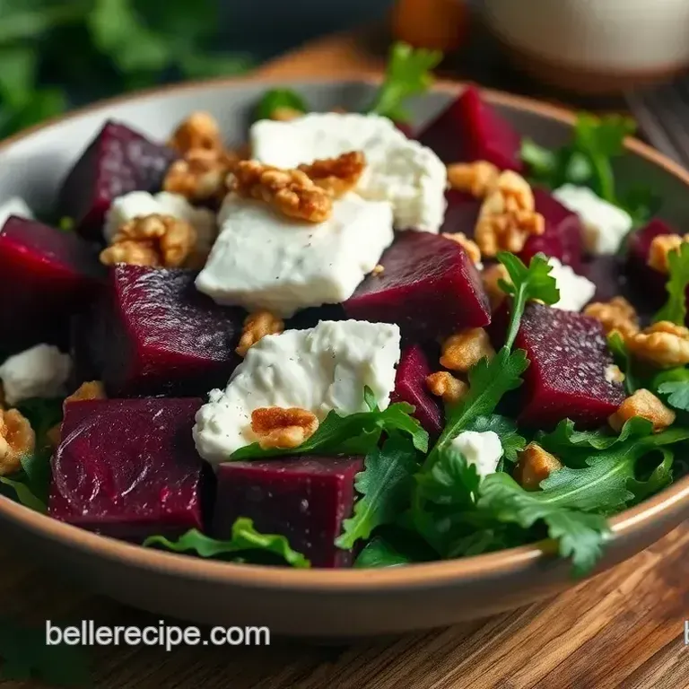 Roasted Beet Salad with Goat Cheese Delight