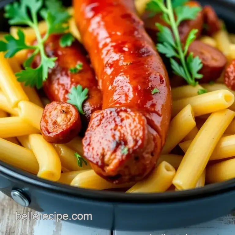 Roasted Hot Italian Sausage Zesty Delight presentation