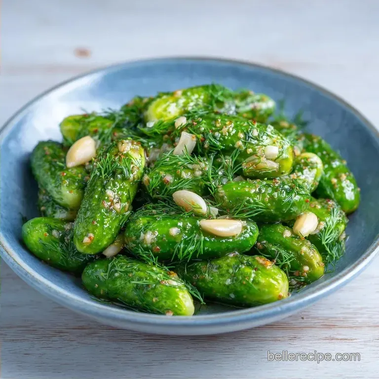 Salted Garlic Fridge Pickles: Shatter Crisp and Bold