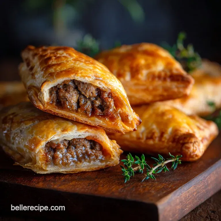 Breakfast Hand Pies: Flaky Sausage Egg and Cheddar Morning Heroes presentation