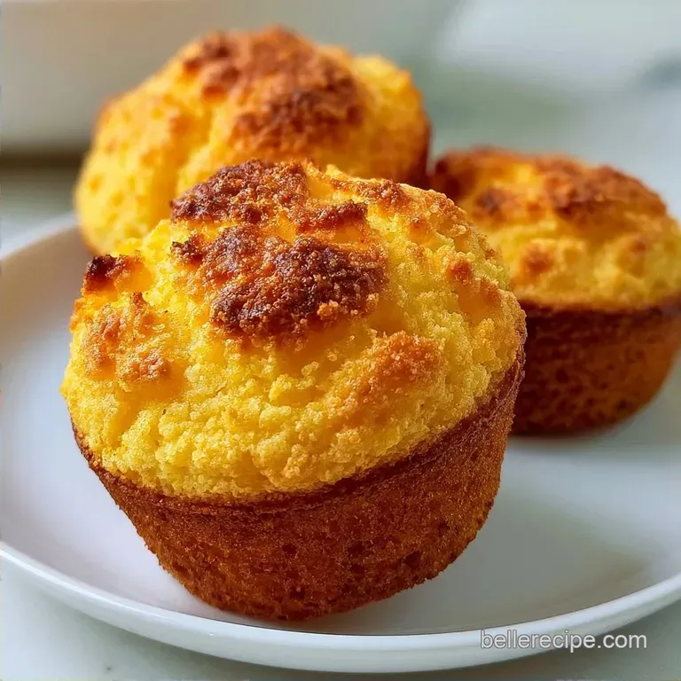 Savory Cornbread Muffins with Sharp Cheddar