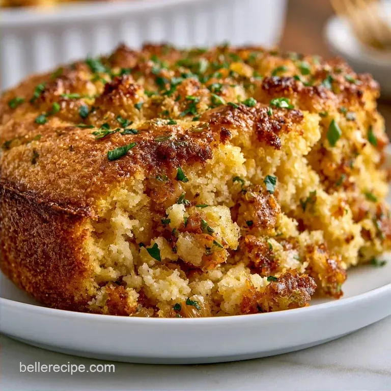 Old Fashioned Savory Cornbread Stuffing