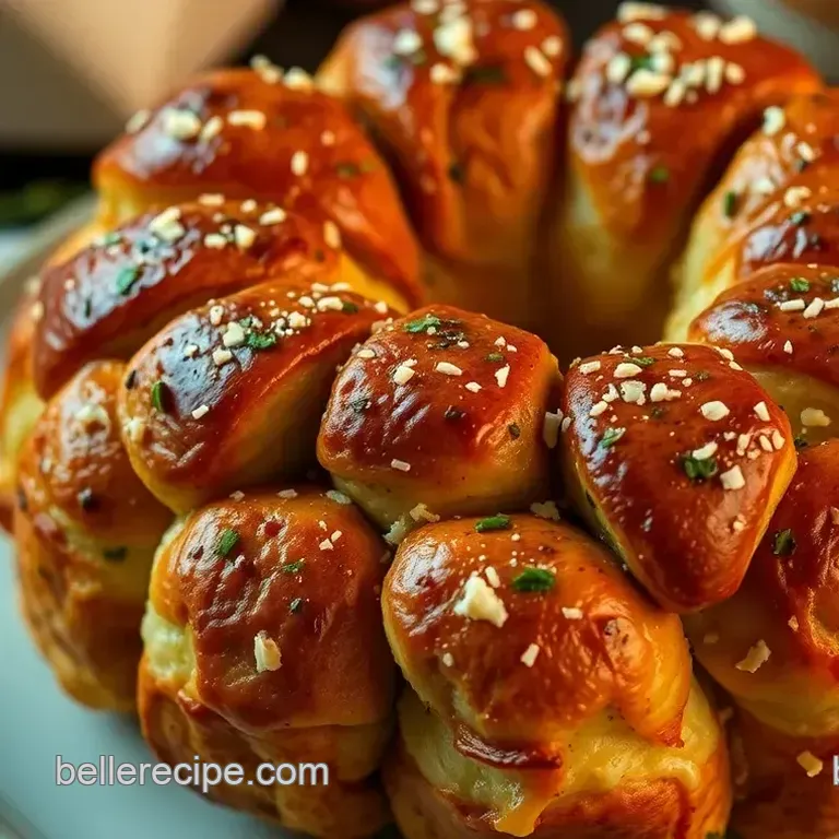Savory Monkey Bread: Cheesy Herb Delight