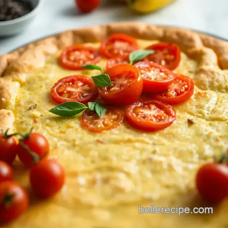 Savory Tarte à la Moutarde et Tomates: A Rustic French Delight presentation
