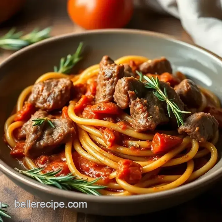 Sear Lamb Ragu with Fresh Rosemary