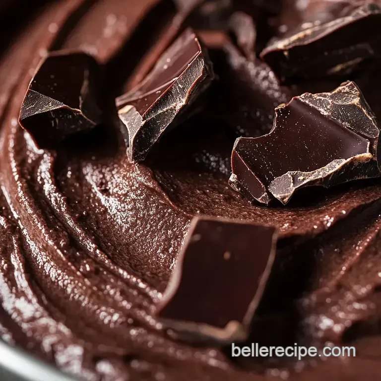 Silky Smooth Dark Chocolate Mousse presentation