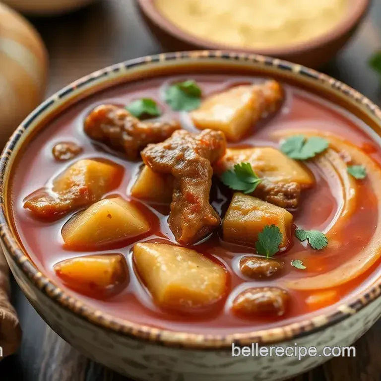 How to Make Simmered Menudo Soup: A Hearty Comfort Dish
