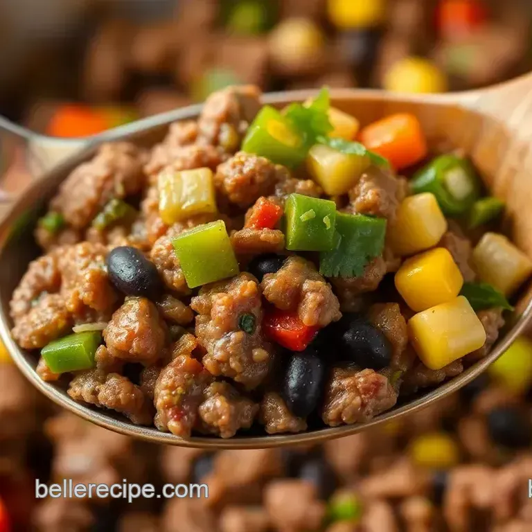 Easy & Juicy Sizzle Ground Beef in 45-Minute Loaded Spoon: My Family Favorite