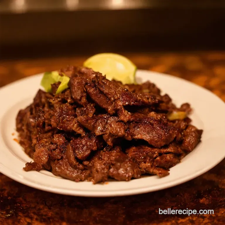 Sizzling Citrus Carne Asada presentation