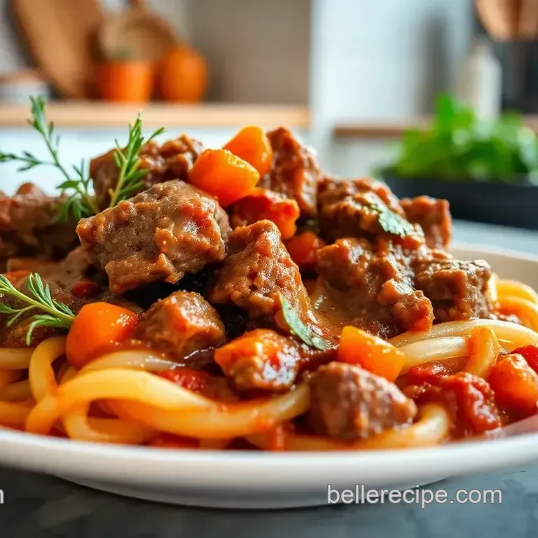 Slow Cooked Lamb Ragu with Herbs