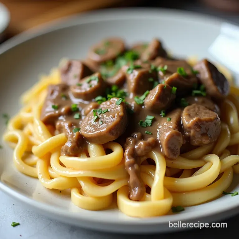 The Ultimate SetItAndForgetIt Slow Cooker Beef Stroganoff