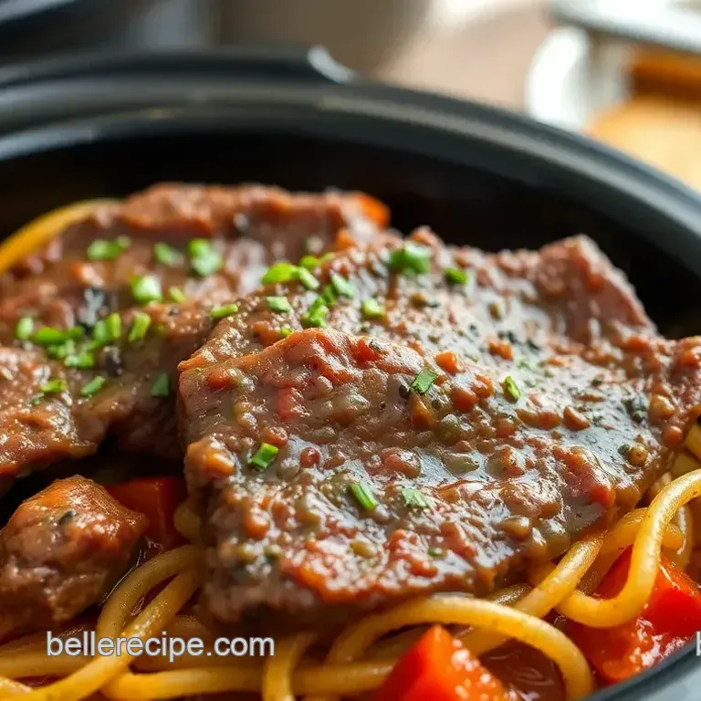 Slow Cooker Eye of Round Beef Tender Delight