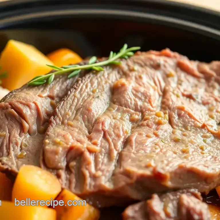 Savory Slow Cooker Eye of the Round Roast Tender Joy