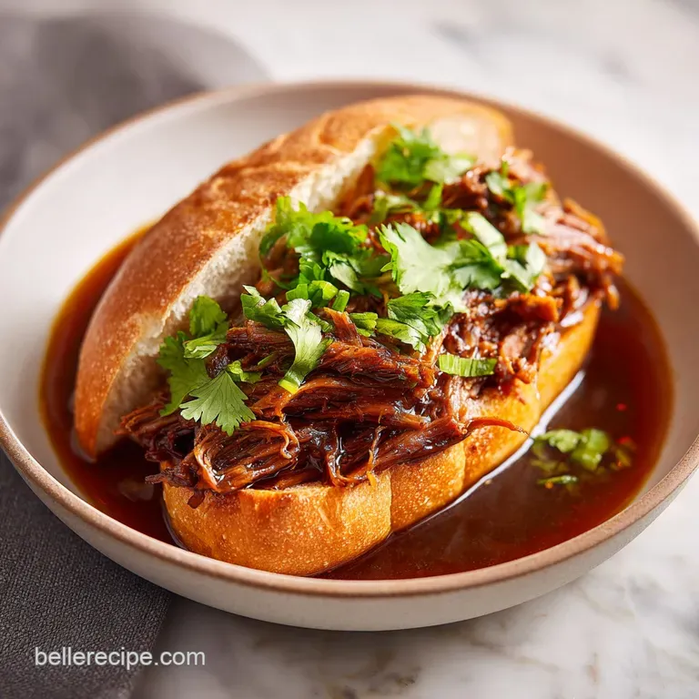 Crock Pot French Dip: Tender and Savory