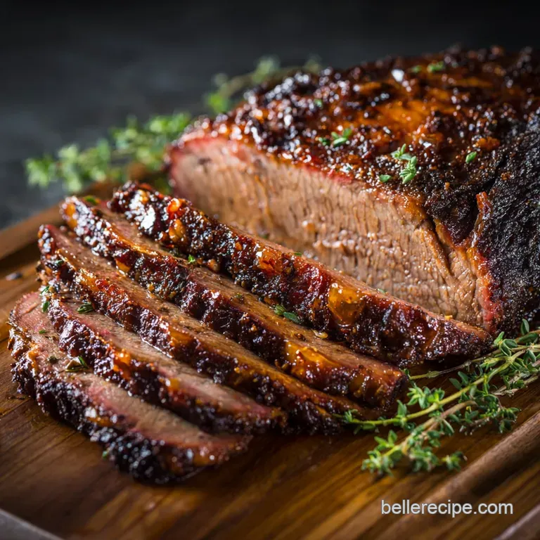 Smoked Beef Chuck: Smoke Glory the Chefs Poor Mans Brisket presentation