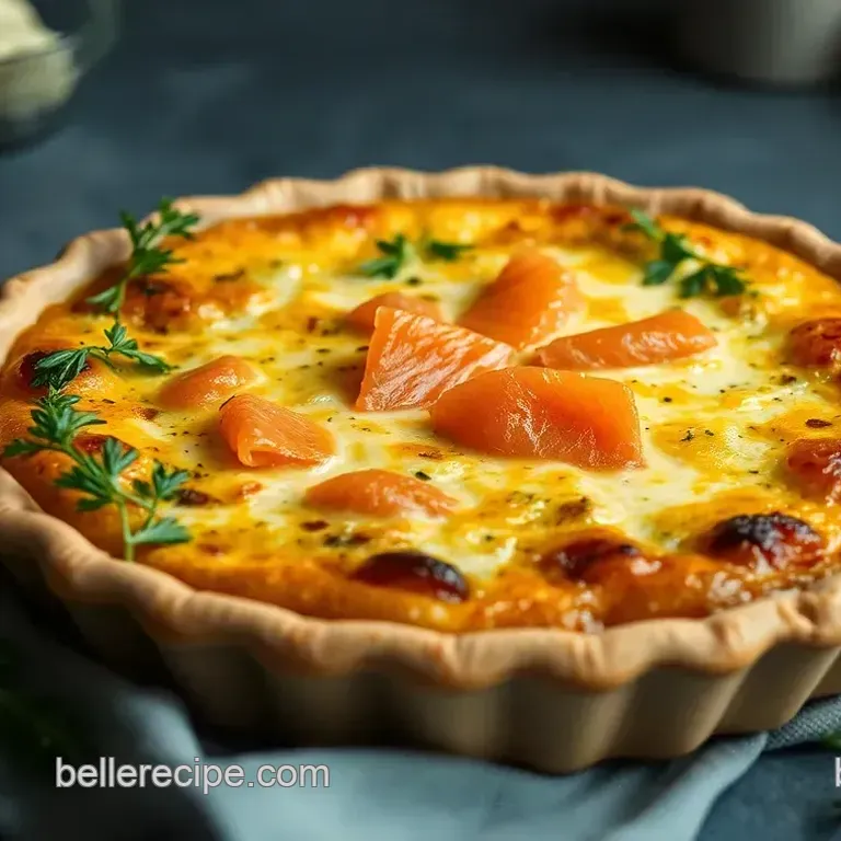 Smoked Salmon & Dill Quiche