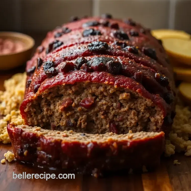 Smokin&rsquo; Hot Meatloaf with a Smoky Twist presentation