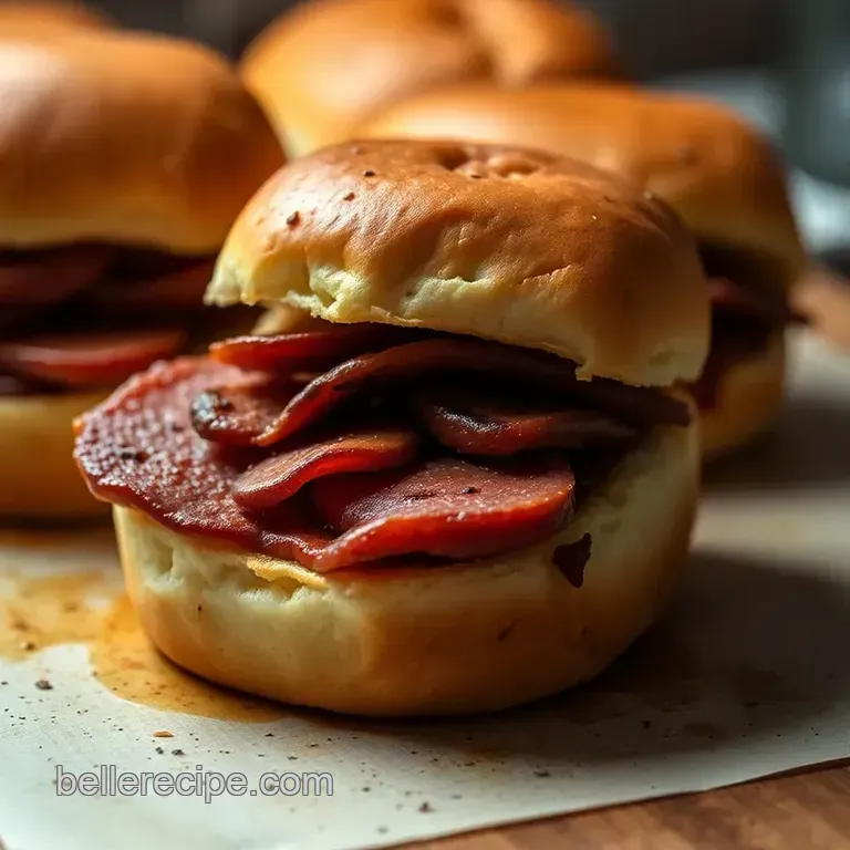 Smokin Hot Smoked Bologna Sliders presentation