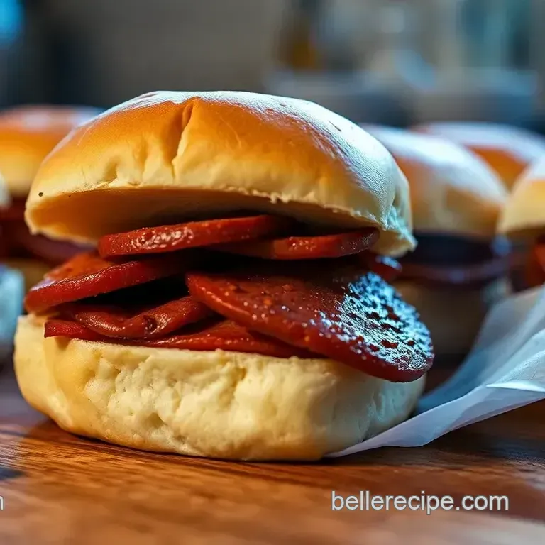 Smokin Hot Smoked Bologna Sliders