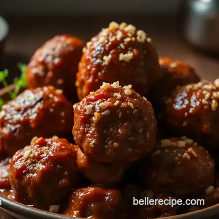 Smoky & Tangy BBQ Meatballs – The Ultimate Crowd-Pleaser