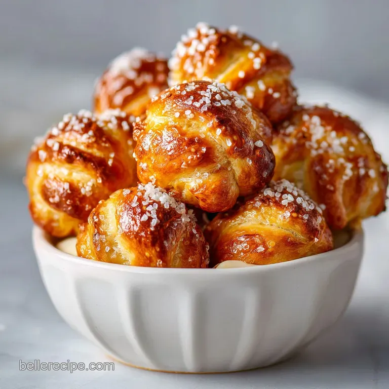 Soft Pretzel Bites: Chewy Center & Crisp Crust