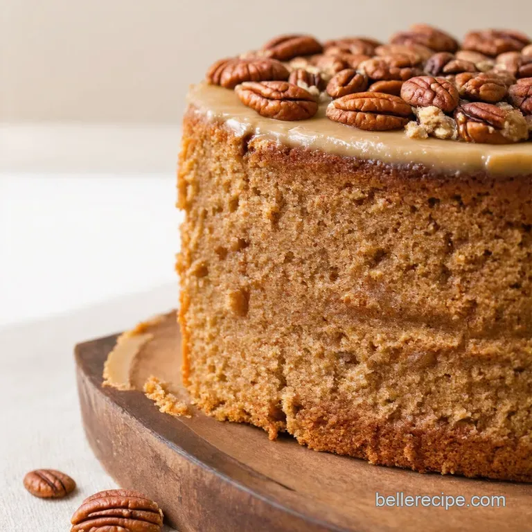 Southern Belle Pecan Caramel Cake