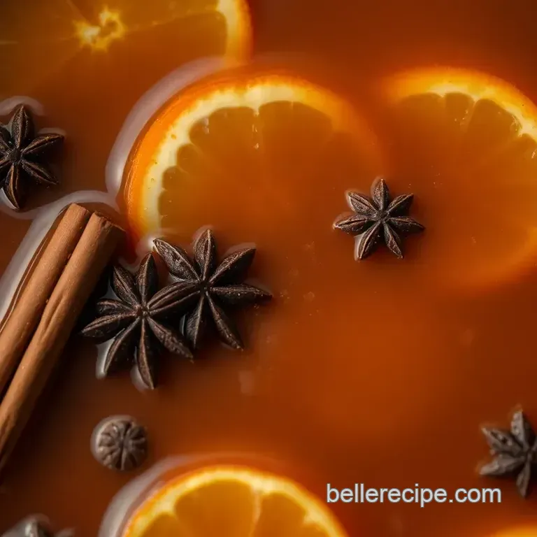 Spiced Mulled Apple Cider presentation