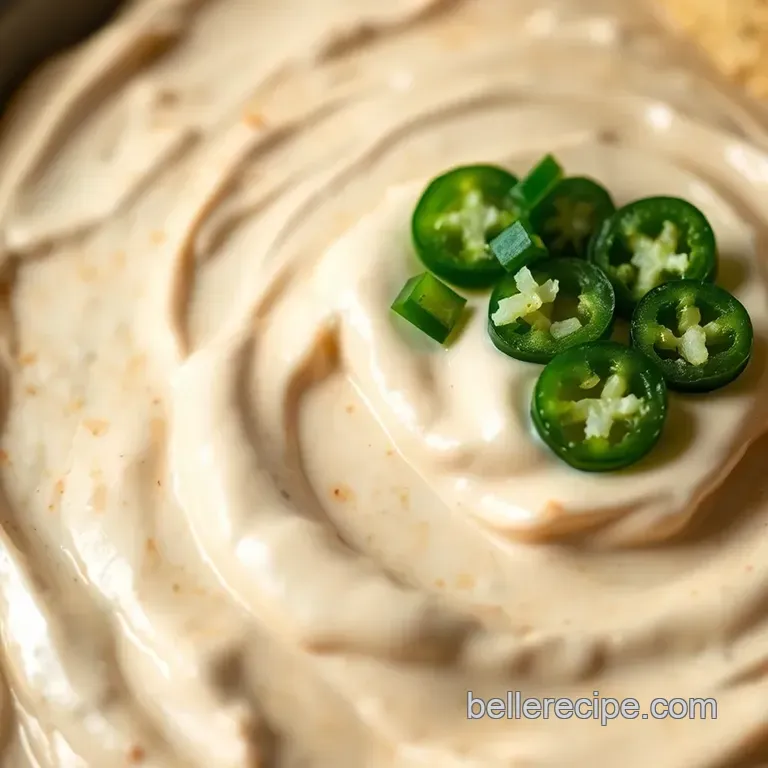 Spicy Creamy Jalapeño Ranch Dip presentation