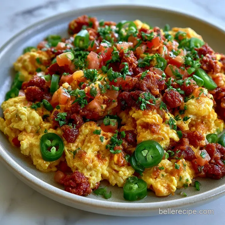 Spicy Mexican Breakfast Eggs: Bold and Silky