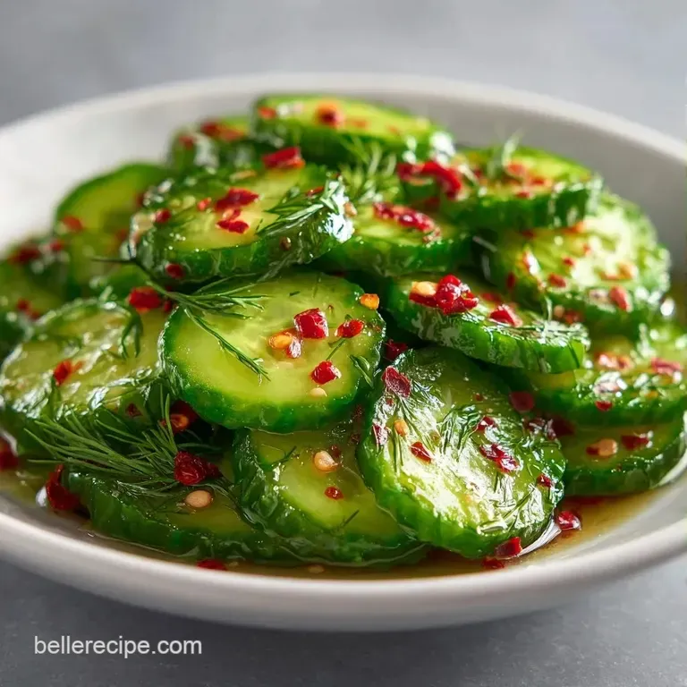 Sliced bright red peppers arranged neatly on a white ceramic plate, glistening with oil and a sprinkle of salt.